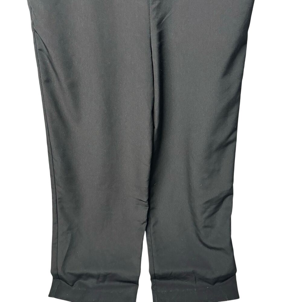 New The Limited Womens Size 8 Black 100% Polyester Sleeveless Front Zip Jumpsuit - Picture 4 of 7